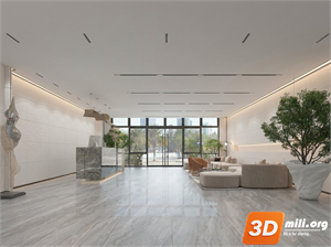 Lobby front desk Skp Files 